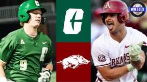 Charlotte vs #4 Arkansas | 2025 College Baseball Highlights