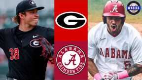 #6 Georgia vs #23 Alabama (G2) | 2025 College Baseball Highlights
