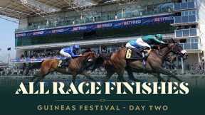 All race finishes from Betfred 2000 Guineas Day at Newmarket racecourse