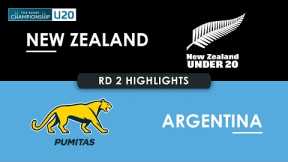 HIGHLIGHTS | NEW ZEALAND v ARGENTINA | The Rugby Championship U20 2025 | Round 2