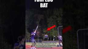 How Hard is it to Hit ONE HANDED Home Runs With a Torpedo Bat? #shorts