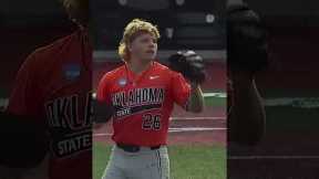 WOW, WHAT A CATCH! Oklahoma State's Kollin Ritchie ROBS home run #baseball #collegebaseball