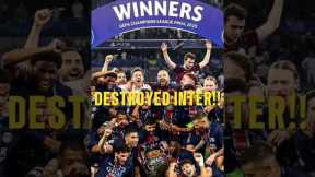 PSG desroys Inter in the champions league final and makes dembele the ballon d'or favourite!😱😱