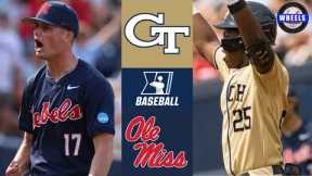 Georgia Tech vs #10 Ole Miss (AMAZING!) | Elimination Game | 2025 College Baseball Regionals