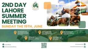 LRC Live  - 2nd Day Lahore Summer Meeting 2024-2025 | June 15, 2025 #horse #race #horserace