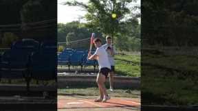 Ball Hit So Hard, the Paint Flew Off My Replica Bat