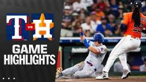 Rangers vs. Astros Game Highlights (7/12/25) | MLB Highlights
