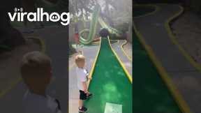 Casually Crazy Miniature Golf Hole-In-One || ViralHog