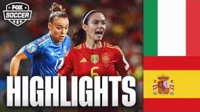 Italy vs. Spain UEFA Women's Euro 2025 Highlights | FOX Soccer