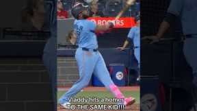 Kid Drops Home Run Ball, So Vladdy Hits Him Another! ⚾️