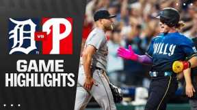 Tigers vs. Phillies Game Highlights (8/1/25) | MLB Highlights