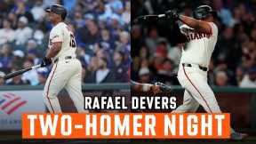 Rafael Devers Crushes Two 106 MPH Home Runs vs. Cubs | San Francisco Giants Highlights