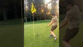 The Greatest Golf Shot off All Time 😱 #shorts