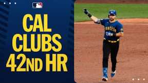 Cal Raleigh blasts his 42nd HR of the year! (New record for switch-hitting catcher!)
