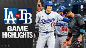 Dodgers vs. Rays Game Highlights (8/1/25) | MLB Highlights