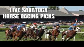 Live Saratoga Horse Racing Picks
