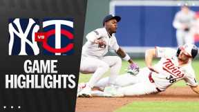 Yankees vs. Twins Game Highlights (9/15/25) | MLB Highlights