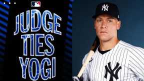 Aaron Judge ties Yogi Berra for 5th ALL-TIME in home runs in Yankees history (358)!
