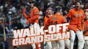 WALK-OFF GRAND SLAM for Patrick Bailey vs. the Dodgers in EXTRA INNINGS! 😤