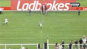 Jason Hart runs riot in Jockeys' race at Ayr!