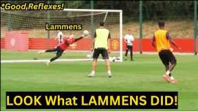 Senne Lammens made Crazy Saves in FIRST TRAINING with Manchester United and SHOCKED his teammates