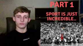 British Soccer fan reacts to the Greatest Sports moments Part 1