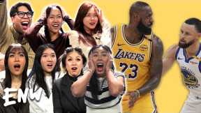 Asians React to Crazy NBA Moments For The First Time!
