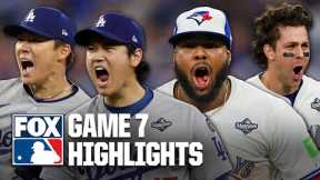 Dodgers vs. Blue Jays Game 7 Highlights 🔥 World Series on FOX