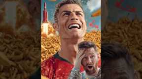 CR7's SECRET BANANA ROCKET DESTROYS MESSI! 🤯 #shorts #ronaldo  #messi