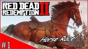 Red Dead Online | Horse Racing! Fails & Funny moments! | #1