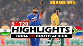 FULL HIGHLIGHTS | INDIA VS SOUTH AFRICA 5TH T20 MATCH HIGHLIGHTS 2025 | IND VS SA HIGHLIGHTS