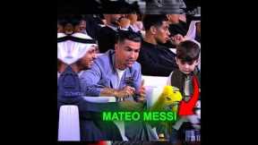 Mateo Messi Admires Ronaldo Over Time..😂😳