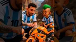 Neymar STOLE the Watermelon Superbike from Messi’s Son?! | What Happens Next Will SHOCK You 😳#messi