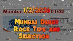 Mumbai Race Tips and Selection || The Villoo C. Poonawalla Indian Derby (Gr.1)