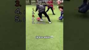 Top 5 Sports Fails That Hurt 😬 #funny #sports #fail #shorts