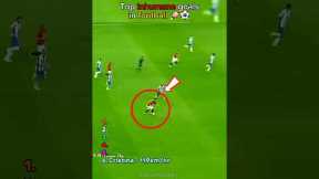 Top inhumane goals in football 🚀😳 #shorts #footballshorts #soccer