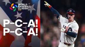 Pete Crow-Armstrong clubs a three-run home run and makes things interesting for Team USA 👀