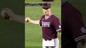 MONSTER HR by Zack Stewart 115 MPH Off the Bat  #baseball #arkansas #razorbacks #sports