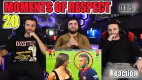 20 BEAUTIFUL MOMENTS OF RESPECT IN SPORTS | FIRST TIME REACTION