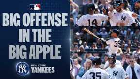 BIG day for the bats in the Bronx as the Yankees score 13 runs! 🔥 (4 home runs, 11 hits! 💪)